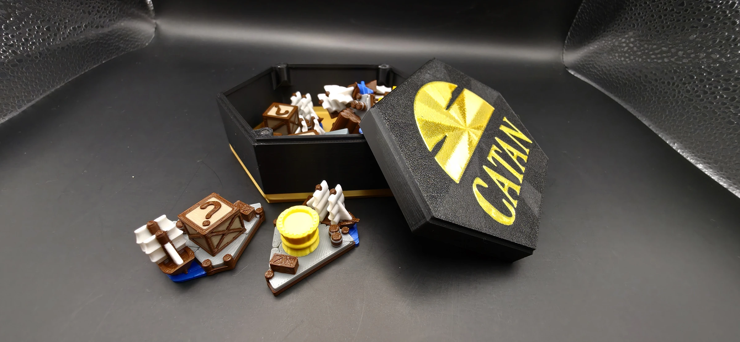 DELUXE Settler of Catan 3D upgrade kit for 3-4 players (sturdy hard plastic box) — photo 14
